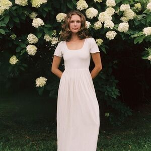 Christy Dawn Cream Maxi Dress